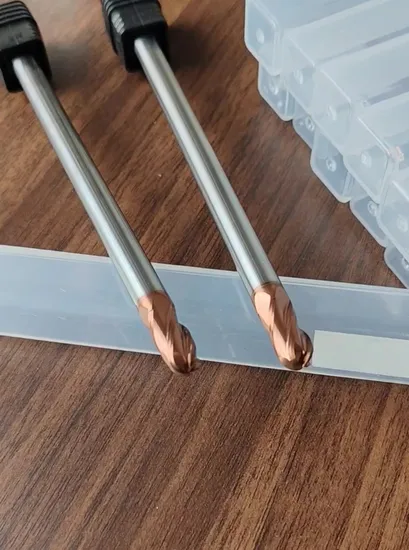 Factory High-Performance HRC55 Solid Carbide Ball Nose End Mill Carbide Cutting Tools for Precision Milling